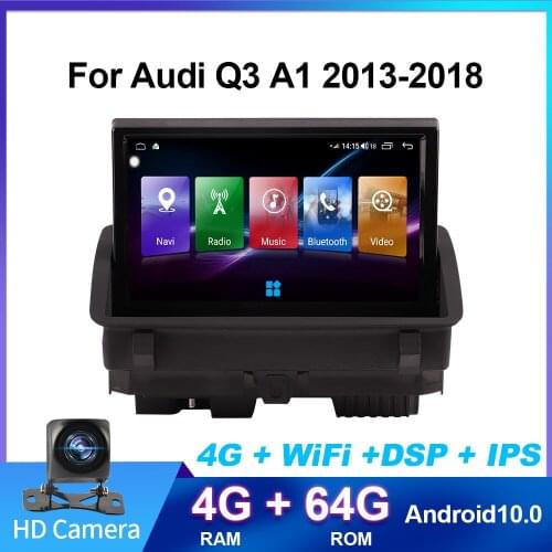 Car Dvd Multimedia Player Auto for Audi Q3 2009-2016 8.8inch Android 10 Eight core GPS Navigation 128G CARPLAY