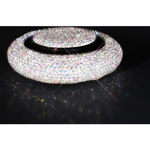 Sparkly Car Interior Dashboard Decoration Ornament Block Style Crystals Air Freshener Perfume Diffuser Great Gift for Women