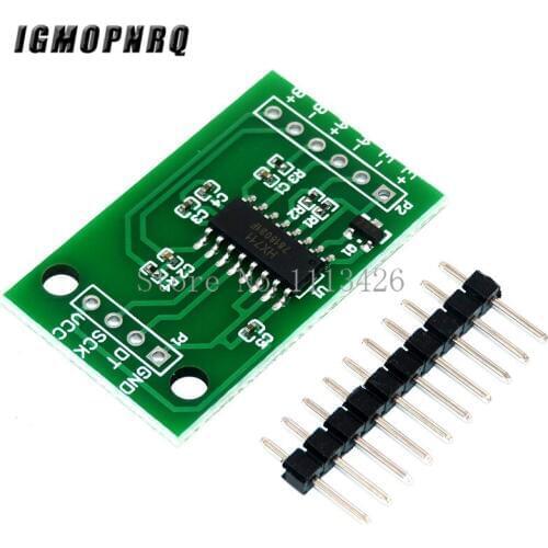 10pcs/lot HX711 Weighing Sensor Dual-Channel 24 Bit Precision A/D Module Pressure Sensor