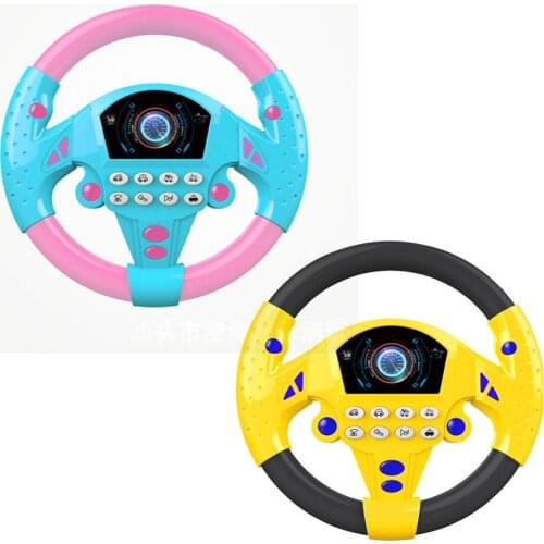 Baby Instrument Analog Electronic Steering Wheel Music Hand Bell And Light Development Educational Toy Childrens Ingenious