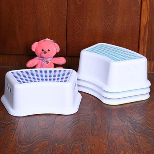 Children Plastic Anti-slip Chair Kids Stackable Step Stool Kitchen Bathroom Toilet Chair
