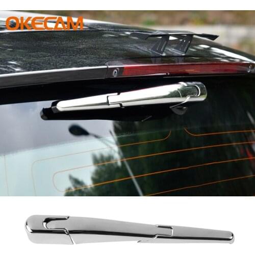 Car Exterior Accessories For Smart 453 Fortwo 2015 2016 2017 2018 2019 2020 Car Rear Windscreen Wiper Cover Frame Stickers ABS