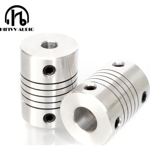 Elastic coupling for potentiometer extension Servo motor shaft coupling 6*25mm