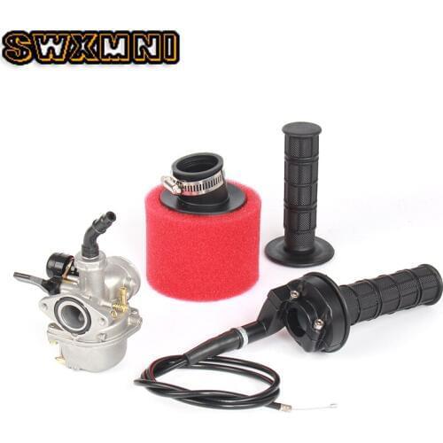 PZ19 19mm Carburetor + 35mm Air Filter Throttle Grip For ATV Quad Dirt Pit Trail Motor Bike Go Kart 50cc 70cc 90cc 110cc 125cc
