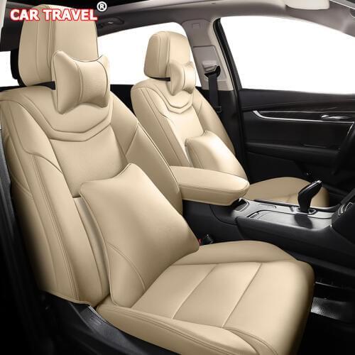 CAR TRAVEL Custom Leather car seat cover For Volvo S80 V40 XC90 XC40 S40 XC60 S60 C30 S90 C70 V60 XC Classic Automobiles Seat