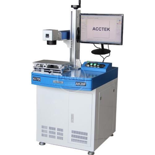 Low price laser marker 20W 30W cnc 3d desktop mini fiber laser marking machine for metal wood plastic