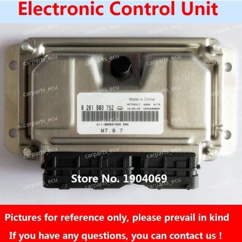 Engine Computer Board 0261B03752/A11-3605010DA 2AN M7.9.7 ECU 0261B07103 A21-3605010MA/0261201613 T11-3605010DA For Chery Car