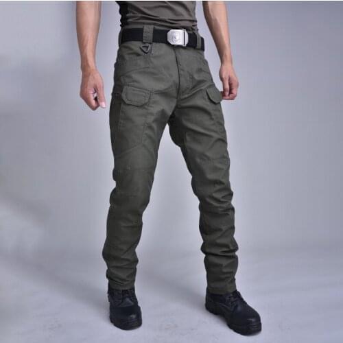 Fashion Mens High Quality Casual Pants Men Military Tactical Joggers Camouflage Cargo Pants Multi-Pocket Trousers Plus Size