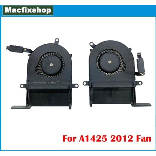 Original 13" A1425 Left and Right CPU Cooling Fan 2012 2013 For Macbook Retina A1425 Cooler Fan 923-0220 923-0021 MD212 ME662