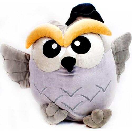 Gray Eagle Plush Toys Stuffed Soft Cotton Cute Gifts For Childrens Playmates Stuffing Toy Eagle
