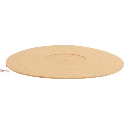Cork Turntable Mat Audiophile 2mm Anti-Static Anti-Shake Slipmat LP Vinyl Record