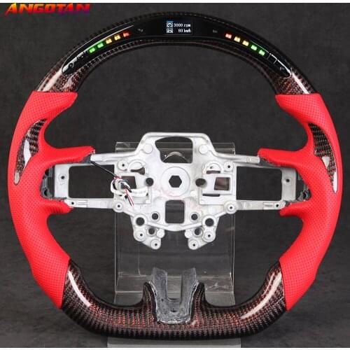 For Ford Mustang 2018-2020 Steering Wheel High Quality Customized Carbon Fiber LED Digital Display Wheel