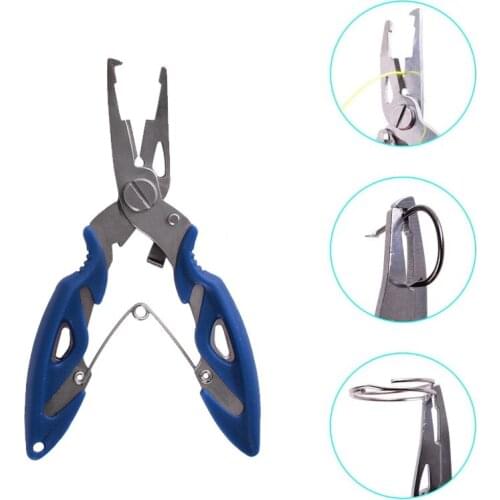 Fishing Pliers Fish Line Cutter Scissors Mini Fish Hook Remover Multifunction Tools New Black Beak Jaw Fishing Accessories