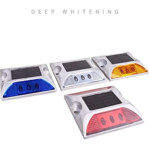 Solar Lights LED Driveway Lights Waterproof Road Traffic Warning Light Reflective Road Marking Lamp For Truck Tail,Highway