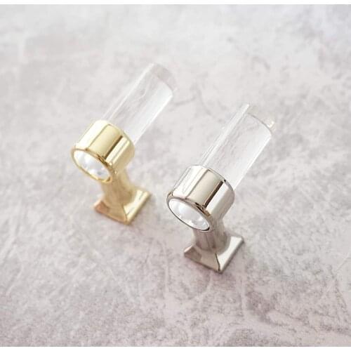 Modern Lucite Acrylic Hooks for hanging Coat Hat keys Gold Hook Holder Bathroom Hardware Decorative wall Hangers for Clothes