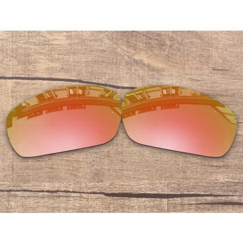 Vonxyz Peach Gold Mirror Polarized Replacement Lenses for-Oakley Jawbone Frame