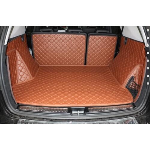 Top quality! Full set car trunk mats for Mercedes Benz ML Class W166 2015-2012 waterproof cargo liner boot carpets,Free shipping