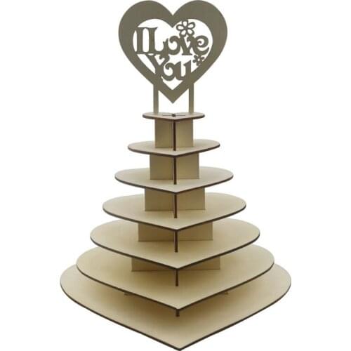 Rocher I Love You Heart Pyramid Wedding Chocolate Dessert Display Stand