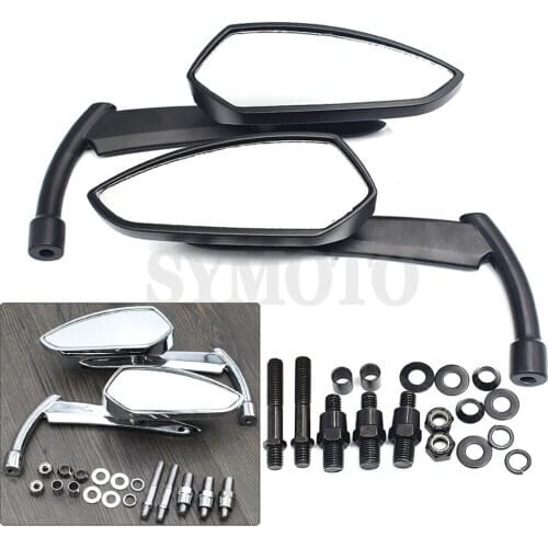 Rear view mirrors For Honda Shadow VT1100 VT750 VT600 VF750 Magna 250 750 Steed 400 600 V-Star/Drag 400 650 Vulcan VN800 VN400