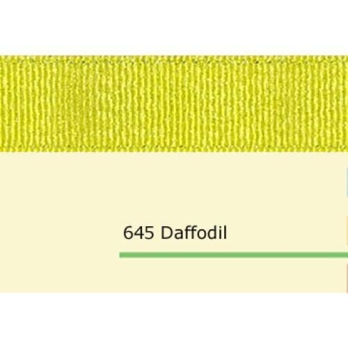 1" inch (25mm) wholesale silver glitter Daffodil grosgrain ribbon