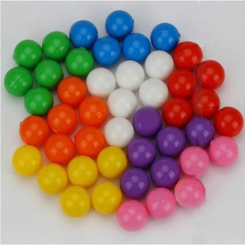 100pcs 4cm colorful opening promotional draw ball tennis ball lottery ball 8 color game ball red yellow blue green white pink