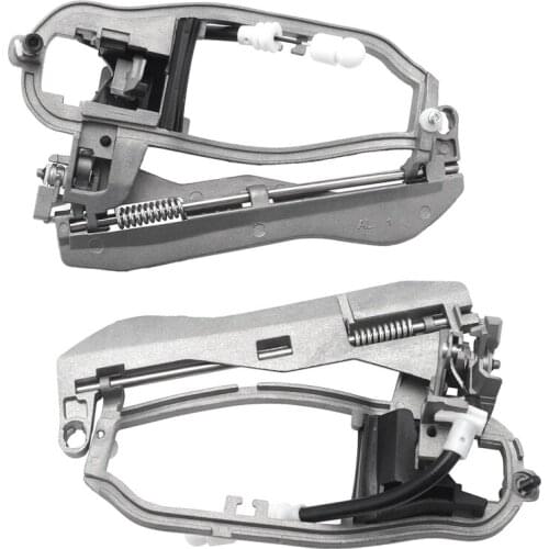 2Pcs Car Interior Door Handle Bracket Front Left Side + Front Right Side For Bmw X5 E53 2000-2007 51218243615 51218243616
