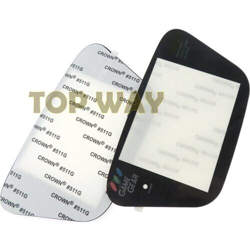 20pcs White Black For Sega Game Gear Replacement plastic Screen Protector Cover Lens For GG Plastic