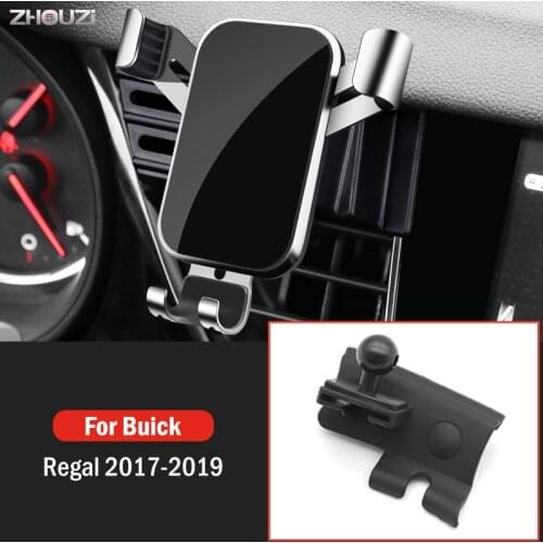 Car Mobile Phone Holder Air Vent Mount GPS Stand Gravity Navigation Bracket For Buick Regal 2017-2019 Car Accessories