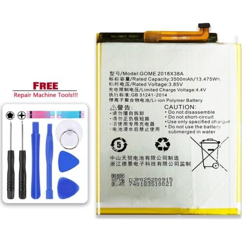 Battery 2018X38A 3500mAh For GOME Fenmmy note C72 noteC72