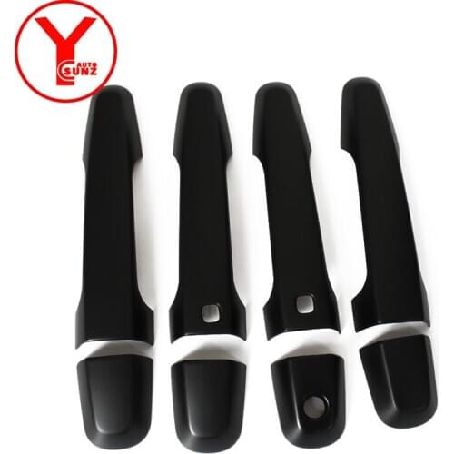 Door handle covers For MITSUBISHI PAJERO SPORT Shogun L200 Triton 2016 2017 2018 ABS cars accessories For Montero sport YCSUNZ
