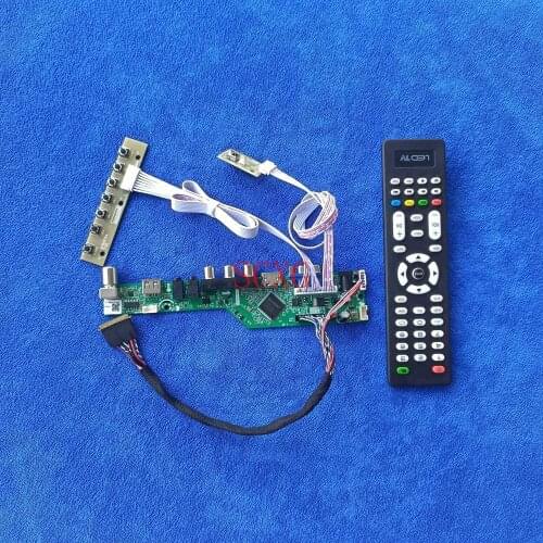 DIY Kit 1024*600 HDMI-compatible VGA USB AV LED/LCD LVDS 40 Pin Matrix controller drive board For N101L6/N101LGE Analog signal