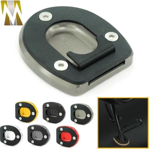 For Vespa GTS 250 300 GTS250 GTS300 2014 2015 2016 2017 2018 2019 2020 Enlarge Extension Plate Pad Side Stand Kickstand Cover