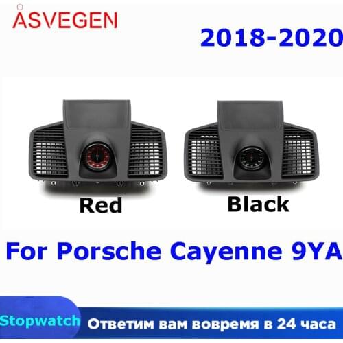 For Porsche Cayenne 9YA 2018-2020 Car Console Dashboard Stopwatch Boxster Whit Auto Inner Dash Board Clock Time