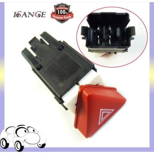 ISANCE Warning Emergecy Flash Switch Button 1K0953509A / 18G 953 509 Fit 05-10 VW Jetta Golf MK5 GTI Rabbit Wholesale/Retail