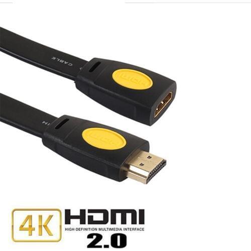 HDMI 2.0 Male to Female Extension Cable HDMI Connecting Cable Extend 4K x 2K 60Hz High Speed for TV Box/Notebook/PC/DVD/PS3/PS4