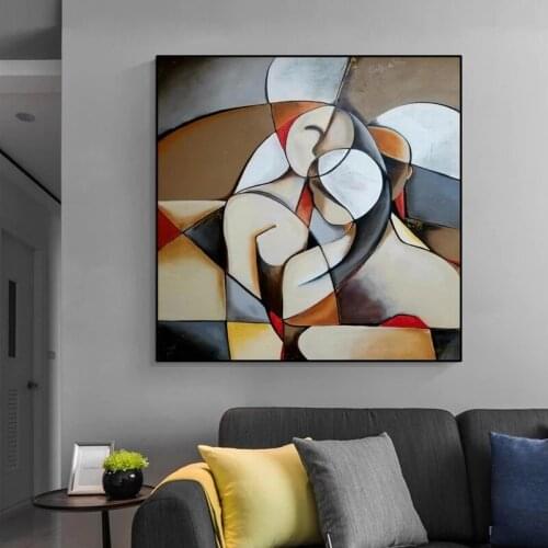Famous Picasso Woman Painting Woman HD Abstract Dream Canvas Wall Poster Living Room Home Decor Picture Cuadros