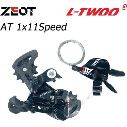 LTWOO AT 1x11S 11S 11 Speed Groupset Shift Lever And Rear Derailleur Carbon Cage For MTB Bicycle Parts Cassette 46T 50T 52T
