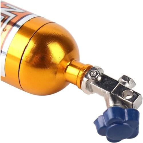 Metal Nitrogen Bottle Model Fire Extinguisher Decorations Part w/Tie for 1/10 RC Climbing Car SCX10 TRX4 D90
