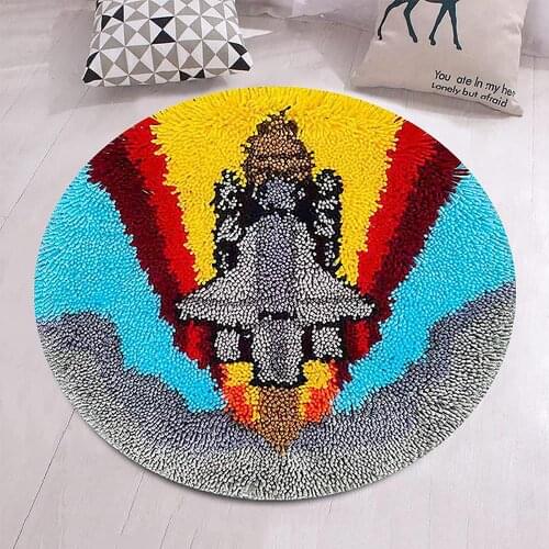 Latch hook rug kits with Pre-Printed Pattern carpet embroidery Embroidery kits cross stitch knotted carpet kit Tapestry Cartoon