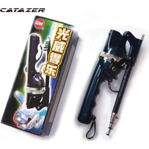 Catazer Foldable Sea Rod Set Portable Ultra Short Fishing Rod Throwing Rod Mini Fishing Tackle Accessories