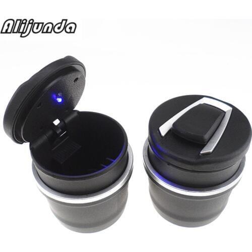 New materials high flame retardant car high Temperature led ashtray lining accessories for Ford Focus Fusion Escort Kuga Ecospor