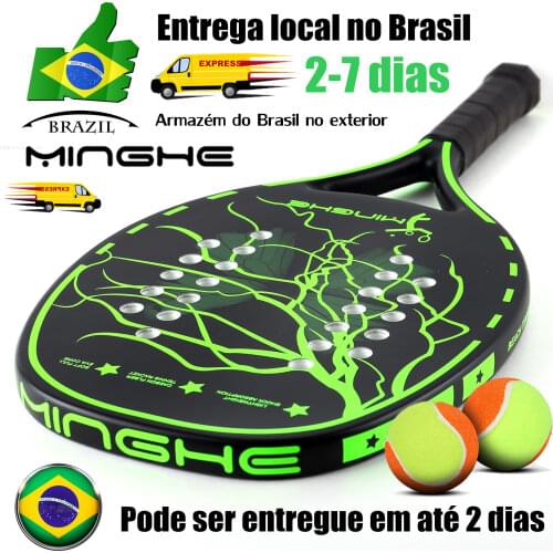 Spot plate tennis racket carbon EVA foam core lightweight tennis racket simple 4 colors carbon fiber beach racket/3pcs tennis