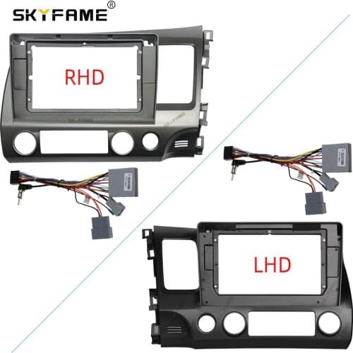 SKYFAME Car Frame Cable For HONDA CIVIC REBON 2006-2011 Screen Dask Kit Fascia Frame