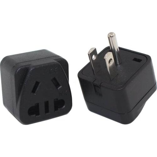 US Japan Travel Adapter, US/AU/EU/CN To America Canada Thailand Converter Wall Plug Adapter Type B 10A