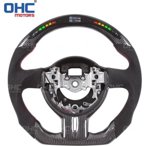 Carbon Fiber LED Steering Wheel compatible for 86 GR86 GT86 FRS BRZ AE86