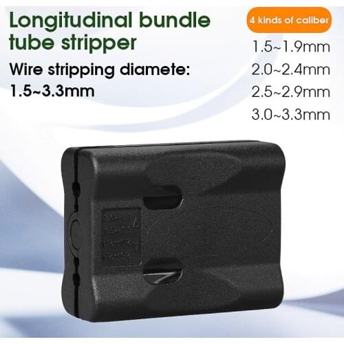 5PCS/ FTTH Fiber Optic Tool Longitudinal Buffer Tube Stripper Cable Jacket Slitter