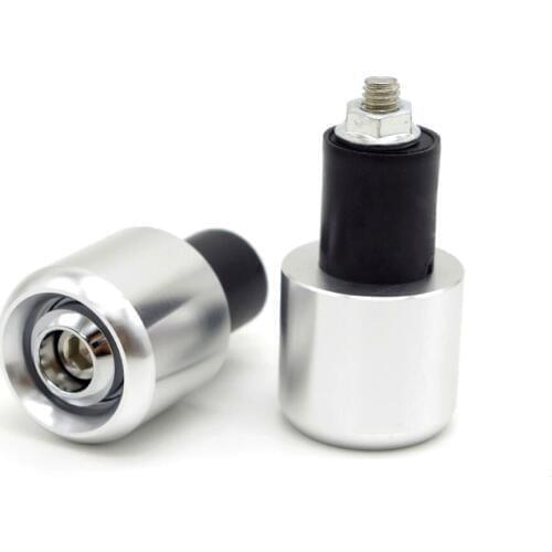 22mm Motorcycle Handlebar Grips Ends Counterweight Fists Plugs FOR vfr 750 yamaha nmax 125 raptor 700 v strom Kawasaki z650