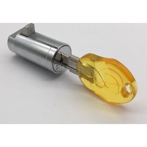 10 pieces 42.5mm chrome plated replaceable cylinderical ATM vending machine plug lock