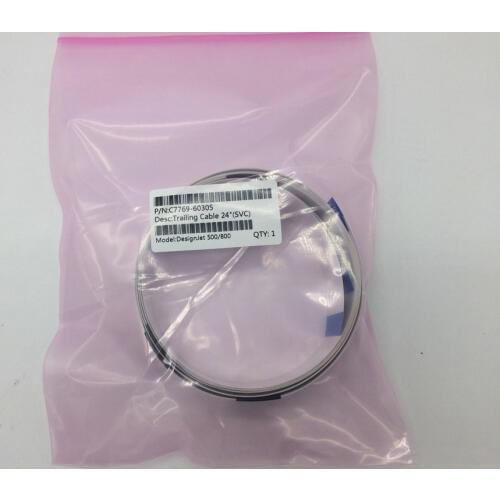 2 pcs trailing cable 24 inch for HP 500 HP 510 HP 800 C7769-60305