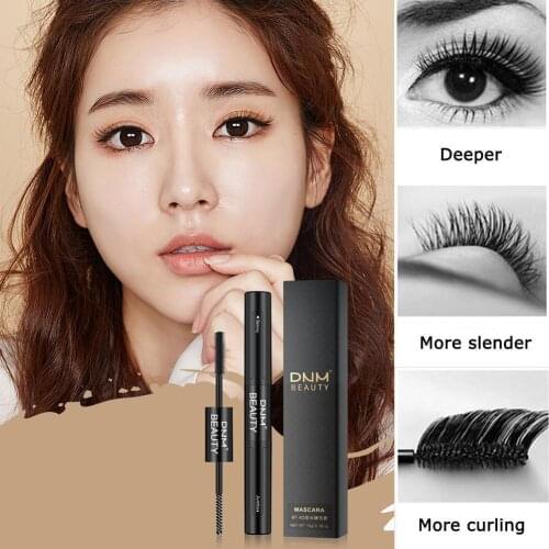 3D Mascara Makeup Lengthening Eyelash Extension Curly Fast Fiber and Lasting Dense Silk Dry Eyelashes long Long-wearing Bla T2V9